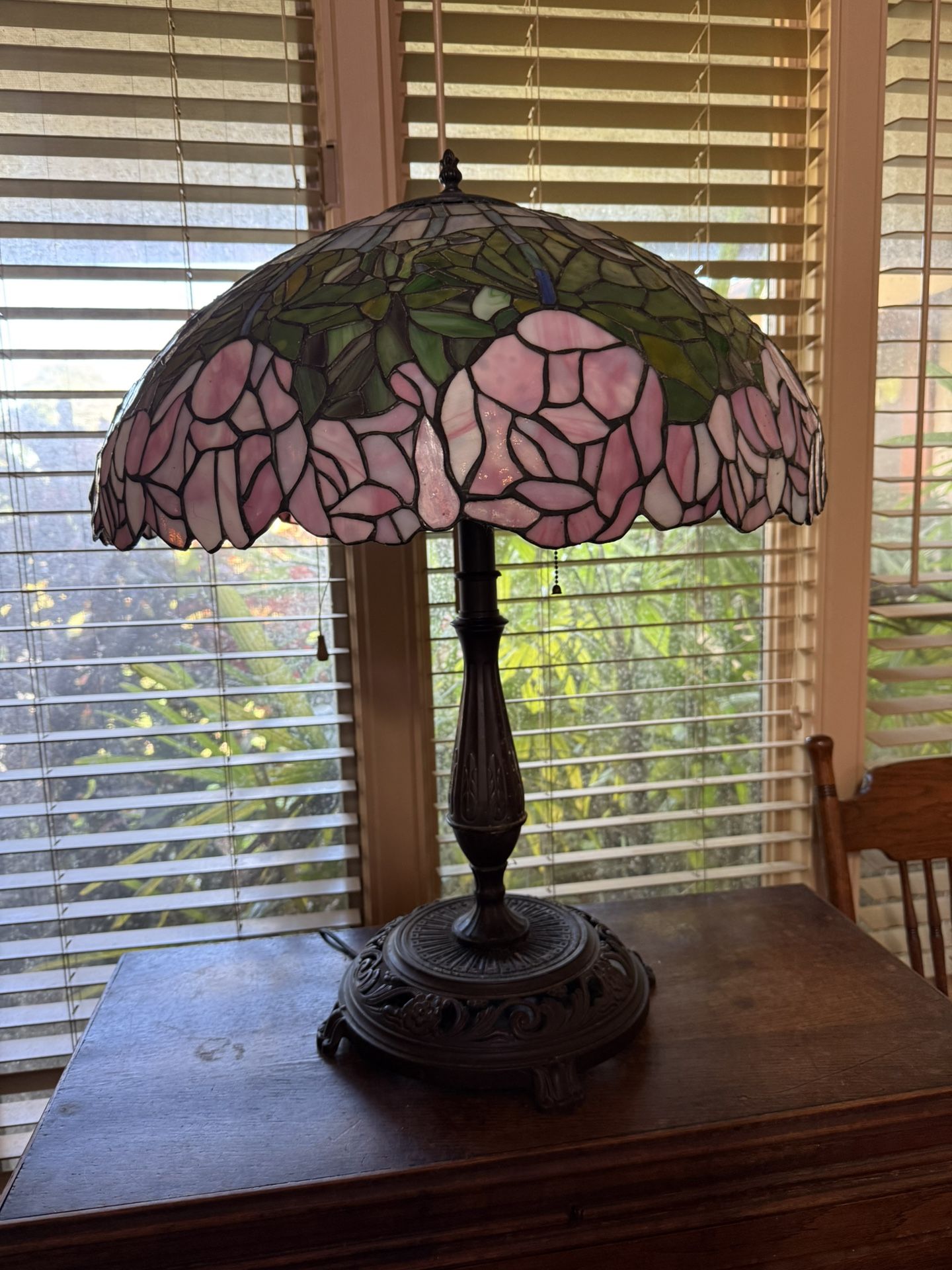 Stained Glass, Antique Lamp