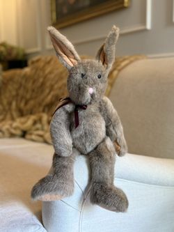 The Boyd's Collection Vintage Grey bunny Rate Toy