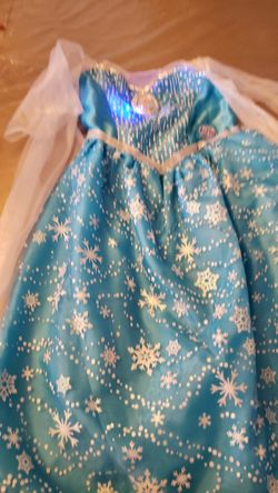 frozen elza princess disney musical dress size 5/6