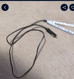 Mini Hair straightener with car adapter
