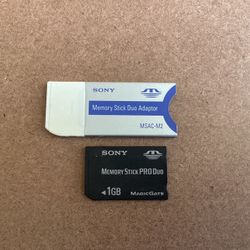 Sony Memory Stick Duo Adaptor