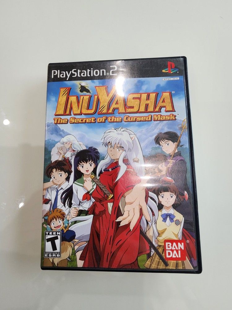 Inuyasha The Secret Of The Cursed Mask PS2 English Release 2004 2 OF 2