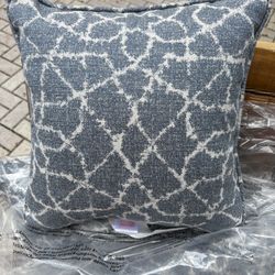 Designer outdoor pillows. Set of 4