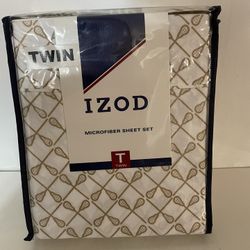 Twin Sheet Set With Lacrosse Motif Never Opened