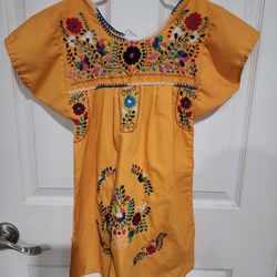 Little Girl Size 4T/5T MEXICAN DRESS