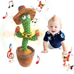 Dancing Talking Cactus Baby Toys, Sings 120 Songs,Records What You Say