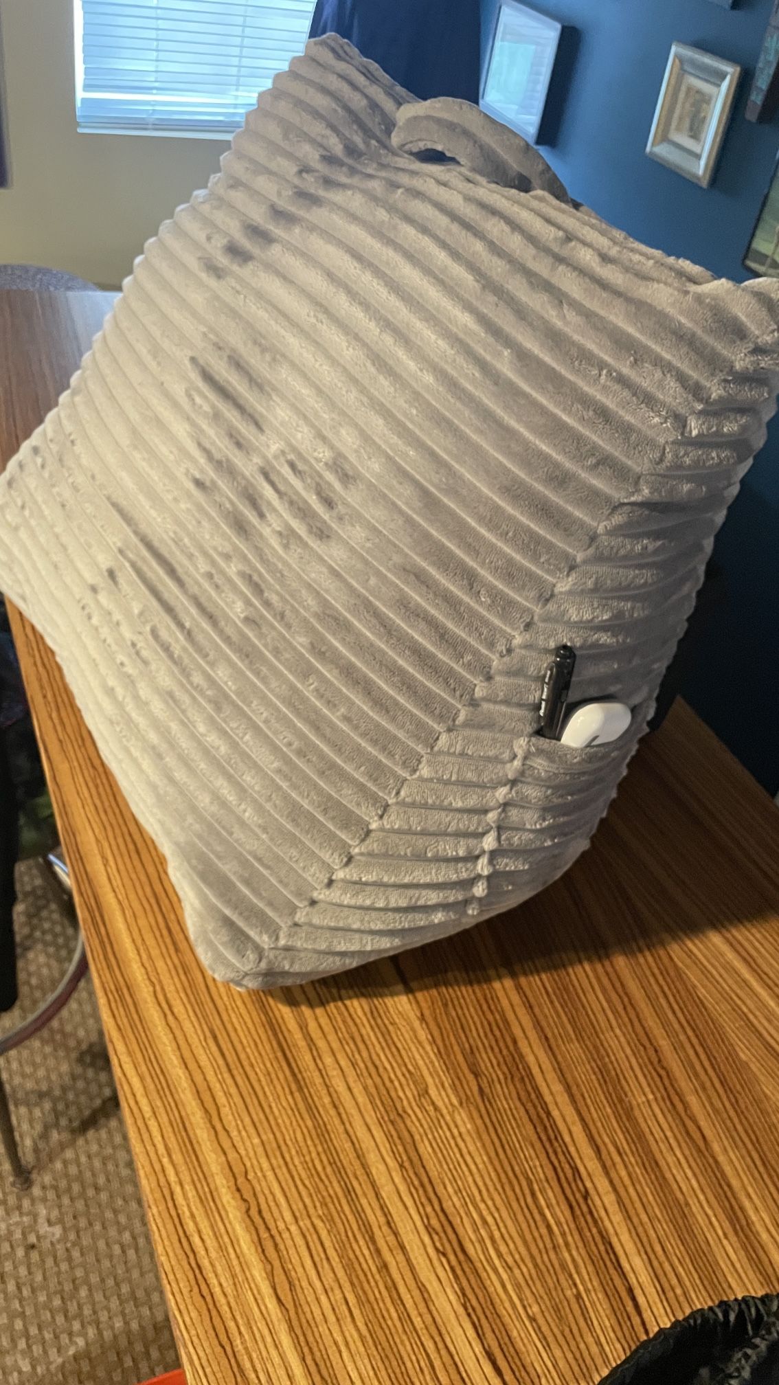 FREE Grey Reading Pillow