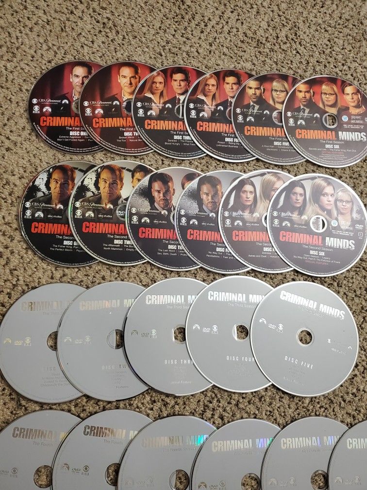Criminal Minds Season 1-8 Dvds