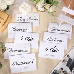 Wedding Party Thank You Cards for Wedding Day - 22 total