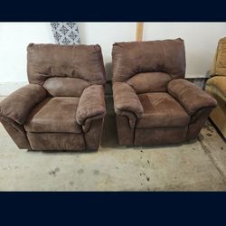 Two Recliner Chairs