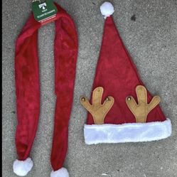 Santa Hat and Scarf Brand New.   Is In Eagle Rock 