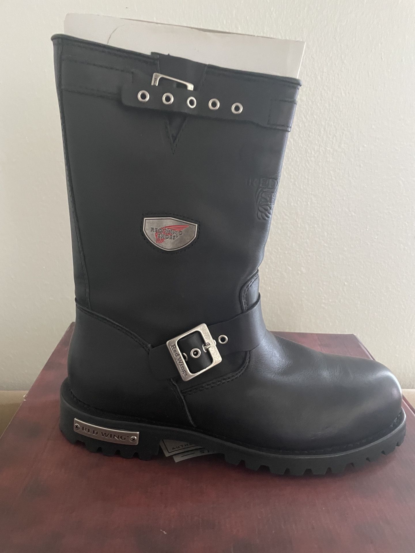 Brand New Heritage Red Wing Motorcycle Boots 