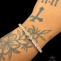 4mm Tennis Bracelet Unisex