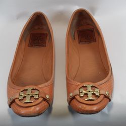 Tori Burch Aaden Ballet - Vitraux Snake Print Flats