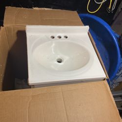 Bathroom Sink And Cabinet For Sale $100