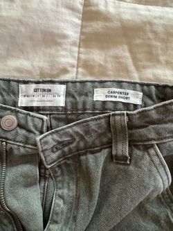 Cotton On Carpenter Denim Shorts Size 8