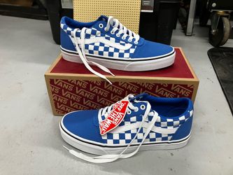 Vans Checkerboard Blue Size 9.5