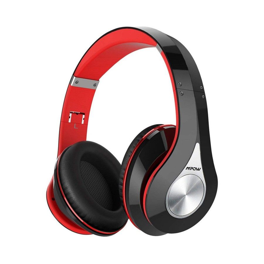 NEW Mpow 059 Bluetooth Headphones Over Ear
Black Red