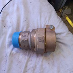 New Ford Meter Box 1" Brass Pack Joint Coupling - IDR7 (Lead Free)