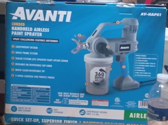 Avanti handheld airless paint sprayer