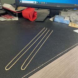 10k Gold Rope Chains 