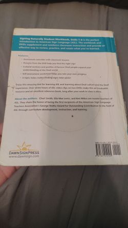 Signing naturally student workbook