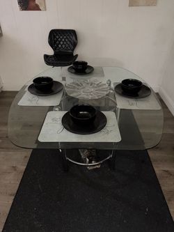 Glass table