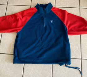 Playboy 3/4 Zipper Fleece Pullover NEW!! 