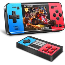 Handheld Game Console for Kids Adults, Preloaded 328 Classic Retro Arcade Mini Games with 3'' Color Display, Video Game Console with Rechargeable Batt