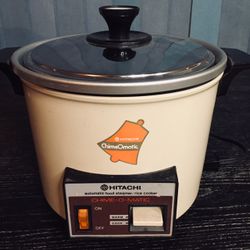 Hitachi Chime-O-Matic Food Steamer Rice Cooker 5.6 Cup RD-4053 Vintage - Like New