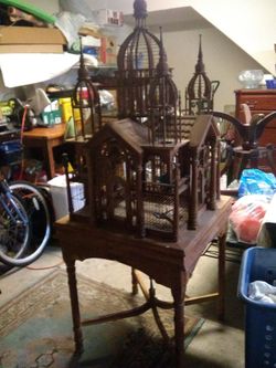 Beautiful bird cage 7 ft high
