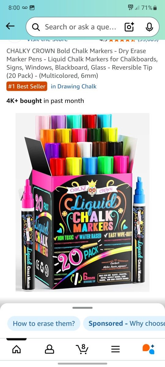 Chalky Crown Liquid Chalk Markers