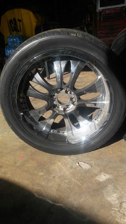 Rims and tires ready
