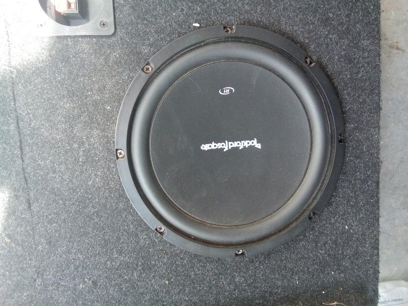 Rockford Fosgate 12 In Speakers In Seperate Boxes