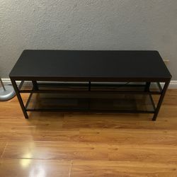 IKEA TV stand black/black