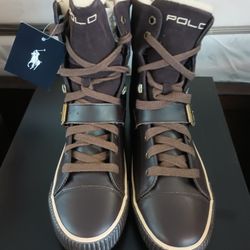 Polo Ralph Lauren Jilton Brown Boots Men's Size 10.5