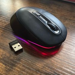Rechargeable Wireless Light Up Mouse