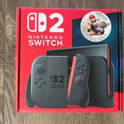 Nintendo Switch 2 Console + Mario Kart World Bundle (Digital Download Code)