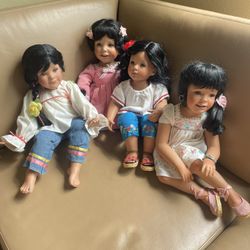 DISCOUNTED -Danbury Porcelain Latin Dolls