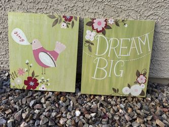 Pottery Barn Kids Wall Art 2 Peace