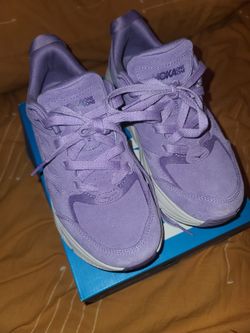 Hoka M Clifton L Suede Purple Shoes