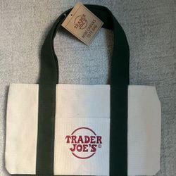 TJ’s Mini Canvas  Tote Bag (green)