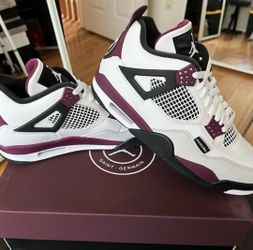Air Jordan 4 Retro x Paris Saint-Germain Bordeaux 2020. Size 11