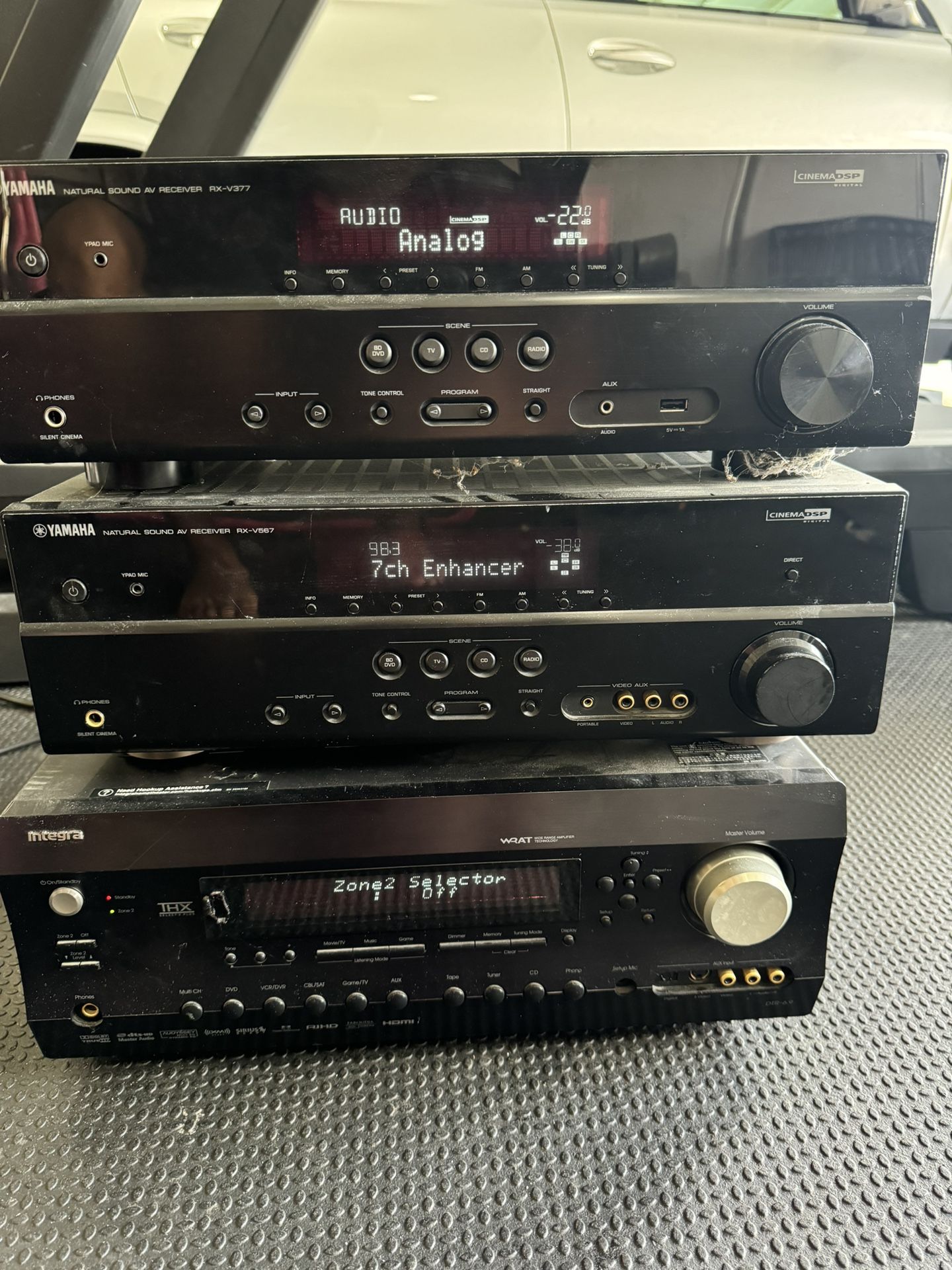 Stereo Receivers Yamaha, Yamaha & Integra