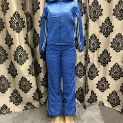 Blue Adidas Winter Xs/small 2 Piece Set 