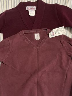 Burgundy Boys Uniform Cardigan 