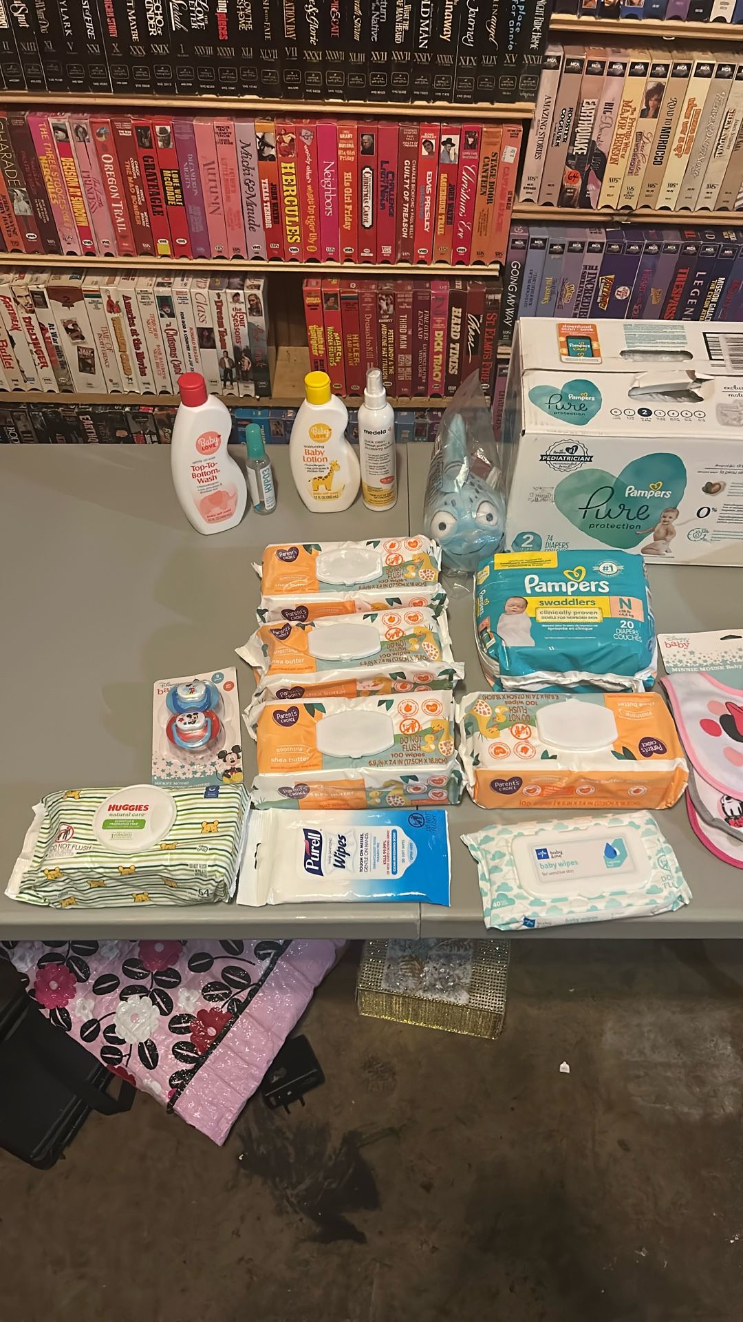 Lots Of New Baby Items Diapers, Wipes & More