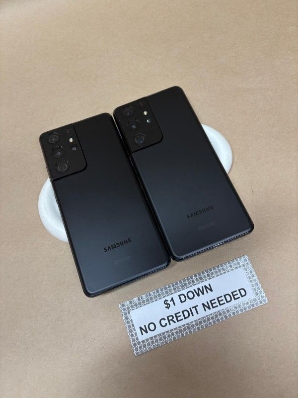 Samsung Galaxy S21 Ultra 5G - Only $1 Today Pay The Rest Later! 