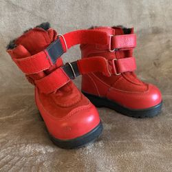 Real Leather Real Fur Boots
