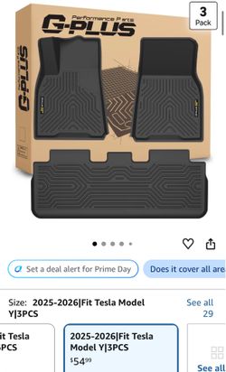 Tesla Model Y floor mats ‘25-‘26